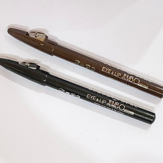 Jumbo Eyepencil with sharpener 2pc
